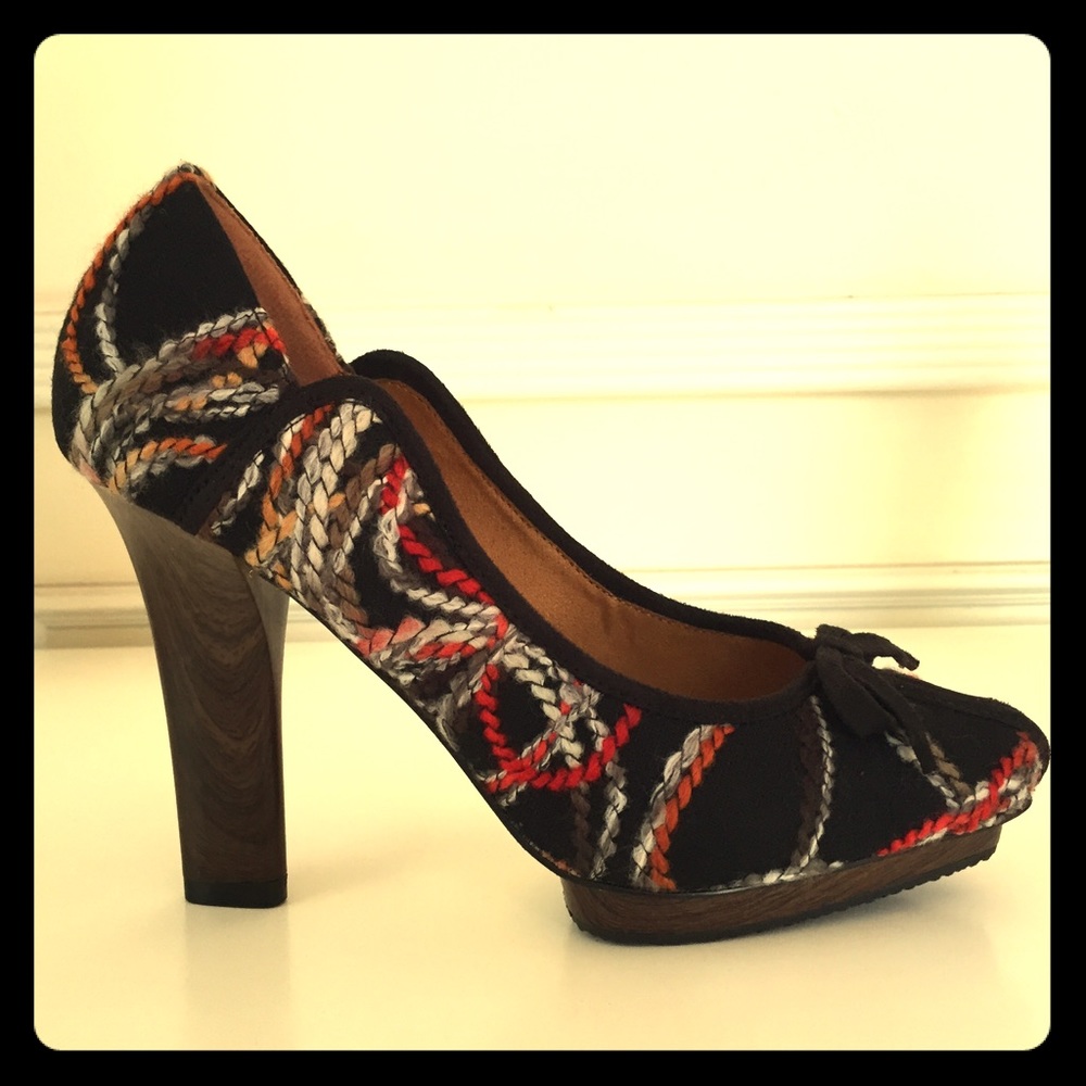 Vegan Isabel Toledo Yarn Knitted Heels